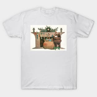 Vintage Christmas Scene T-Shirt